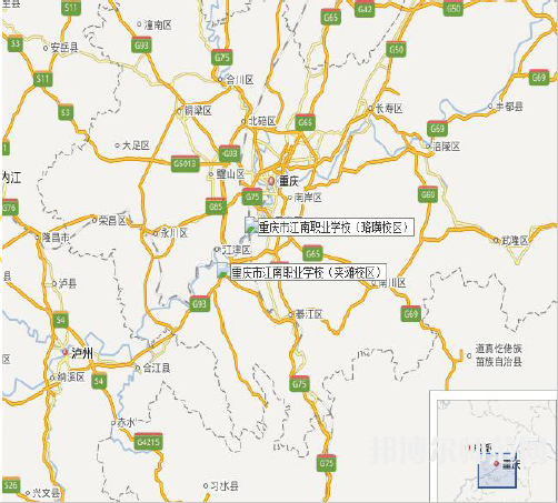 重慶江南幼師職業(yè)學校2023年網站網址
